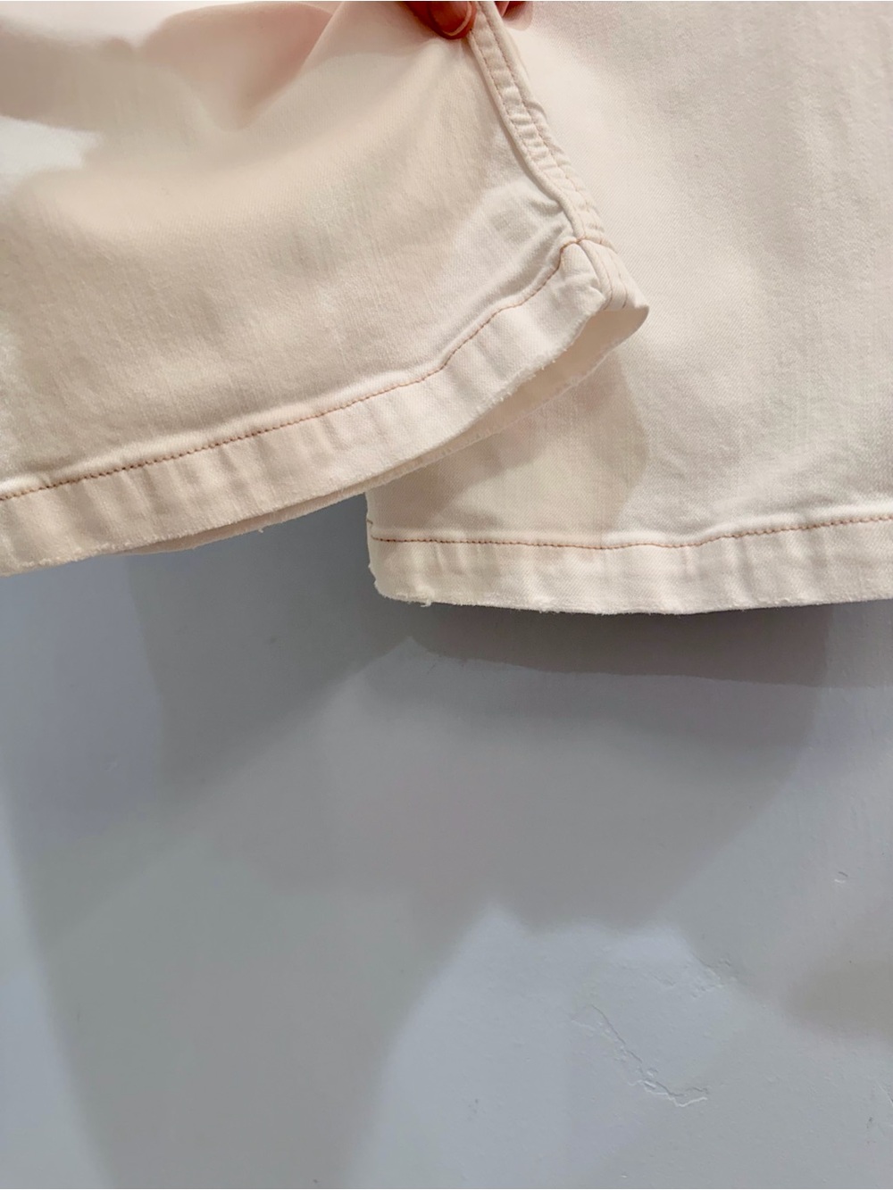 Hudson Jeans Jodie Wide Leg Utility High Rise Pants White Tan Stitching Size 27 - Picture 8 of 15